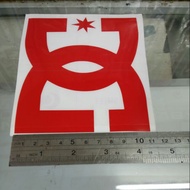 Stiker kereta DC red cutting sticker