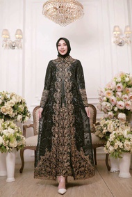Gamis Shangrila Size M-3L |Gamis Jumbo Ld125|Gamis Pesta Modern|Gamis Tile Brukat|Gamis Kondangan|Ga