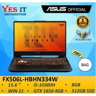 Asus TUF F15 FX506L-HBHN334W 15.6" FHD 144HZ Laptop ( i5-10300H, 8GB, 512GB SSD, GTX 1650 4GB, W11+2YW) Free Bag