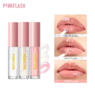 [BPOM] PINKFLASH 3 PCS liptint set Moisturizing Pigmentasi tinggi Highlight Shine Shimmer Plumping L