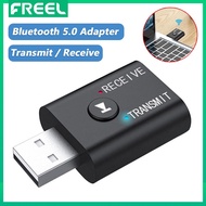 FREEL 2 in 1 USB Wireless Bluetooth Adapter 5.0 Transmitter Bluetooth For Computer TV Laptop Speaker Headset Adapter Bluetooth Receiver