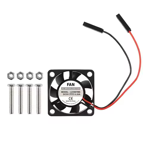 1/4Pcs 3.3V 5V Cooling Fan Brushless CPU Cooling Fan Heatsink Cooler Radiator for Raspberry Pi4 Pi3 