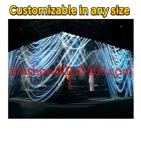 100/150 Inch 16:9 Transparent Hologram Projection Screen 3D Hologram Screen Stage Show
