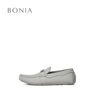 Bonia Dark Grey Argilosi Driving Shoes