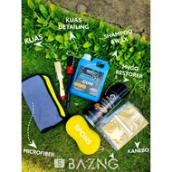 MOTORCYCLE WASHING PACKAGE CAR/ 1000ML, 500ML, MOTORCYCLE DETAILING BRUSH CAR/