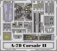 Eduard EDUFE264 1/48 Zoom Series A-7D Corsair 2 Etched Parts for Hasegawa Plastic Model Parts