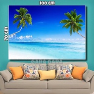 Big jumbo beach natural landscape Poster wall display 100x70cm 150x100cm 200x100cm + FRAME