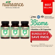 [Bundle of 3] Nutreance 3Biome Natural Probiotic Formula