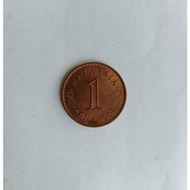 Malaysia Old Coins Collection - Malaysia 1 Sen 1967 - Bangunan Parlimen / Parliament Building