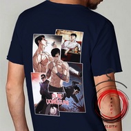 Kaos Jonggun Lookism 1 Cotton Combed 24S Depan Belakang Free Keychain Kaos Lookism Park Jonggun Shir