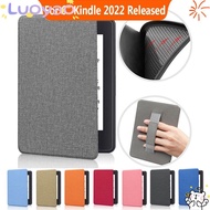 LUOYAO Smart Cover PU Leather Ultra Slim Screen Protector C2V2L3 for All- Kindle 11th 2022 Released