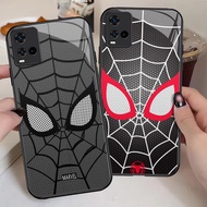 G-43 Spider-man HD Glass Casing for VIVO Y33s Y21t V19 Y21s Y73 Y21 V30 Lite Y33t Pro 5G Case