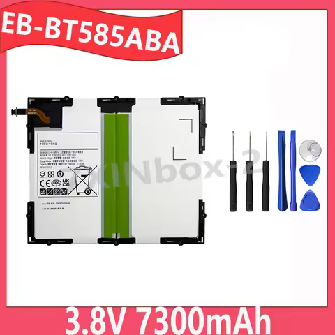 EB-BT585ABA EB-BT585ABE GH43-04628A 3.8V 7300mAh Battery Replacement for Samsung Galaxy Tab A 10.1 S