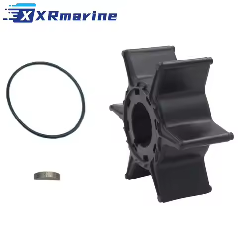 6L2-44352 Water Pump Impeller with Oring and Key for Yamaha 2 & 4 Stroke 20HP 25HP Outboard 6L2-4435