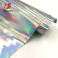 Iridescent Silver Self Adhesive Vinyl Film Making Sign Sticker Scrapbook For Cup Wall Glass Decor