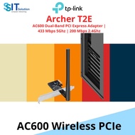 TP-Link Archer T2E AC600 Wireless PCIe AC600 Dual-Band PCI Express Adapter | 433 Mbps 5Ghz | 200 Mbp