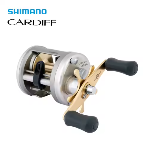 Shimano Original 2005 Cardiff Drum Trolling Fishing Reel Gear Ratio 5.2/5.8:1 Max Drag 4.5/5kg 4/1 B