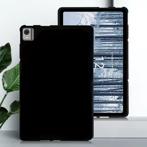 Tablet Case For Nokia T21 10.4 inch Cover Nokia T10 8.0 2022 Funda Black Soft TPU Silicone Shockproo