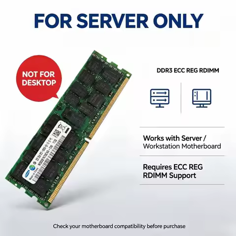 SAMSUNG DDR3 DDR3L Server Memory RECC Server RAM Registered Memory 8GB 16GB 1333MHz 1600MHz 1866MHz 