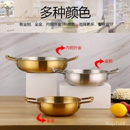 Korean Style Instant Noodle Pot Stainless Steel Small Saucepan Small Soup Pot Household Gas Korean Ramen Pot Instant Noo