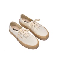 MISTERY รองเท้าผ้าใบ แบบผูกเชือก รุ่น LATTE สีครีม ( MIS-620)