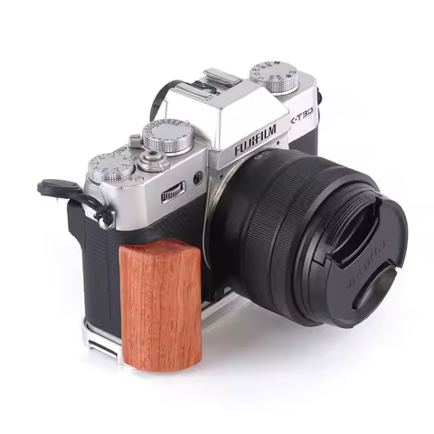 FITTEST Hand Grip Wooden L Bracket for Fujifilm XT30II/XT30 Compatible with XT20II/XT20 & XT10II/XT1