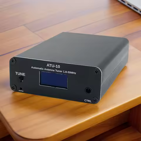 ATU-10 ATU10 Automatic Antenna Tuner 1.8-50MHz Antenna Automatic Tuner 0.91 Inch OLED Display