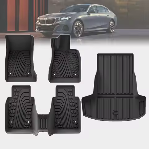 for BMW 5 Series i5 2024 2025-2027 G60 G68 Waterproof TPE Car Mats 3D Laser Scanning Perfect Fit Odo