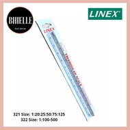 Linex Metric Triangular Scale in Blister pack SOLD PER PIECE