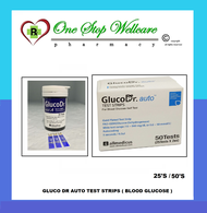 GLUCO DR AUTO TEST STRIPS 25'S / 50'S (EXP:01/2024)