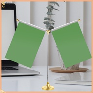 Desk Flag Pole with Stand Metal Flag Pole Stable Base Flag Holder Negotiation Table Flag Stand  huyi