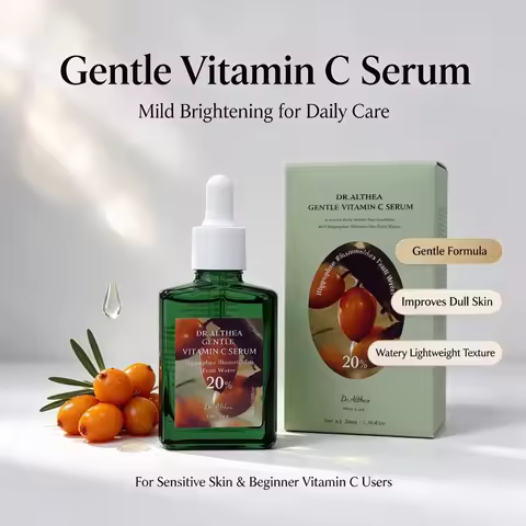 Dr.Althea Korean Skin Care 147 Barrier Cream & VC Serum, Tea Tree Niacinamide, Antioxidant, Soothe R