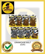 CRANKCASE BOLT YAYAMANIN SET FOR RAIDER150/FI/BEAT FI/CLICK125 I/MIO SPORTY/MIO SOUL I 125/MIO I 125