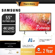 (Delivery for Penang ONLY) Samsung 55" DU7000 4K UHD Smart AI TV (2024) | UA55DU7000KXXM UA55CU7000K