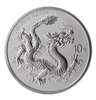 中國龍年紀念銀幣