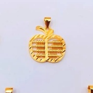 [VELLITA]Loket Sempoa <Pendant "Abacus" 999.9 Bangkok Gold Plated Pendant>