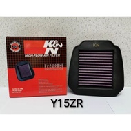K&N RACING AIR FILTER Y15ZR LC135 NVX155 NMAX155 RS150 VARIO150 PCX150 EXCITER150 AEROX155 XMAX250 X