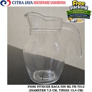 Teapot GLASS PITCHER 500 FIORI FR-7012ML (PER 1 PCS)