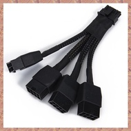 (QCMY) 4X8Pin to 16Pin Pin Female Connector PCI-E 5.0 12VHPWR Wire Replacement for RTX4090 RTX4080 1