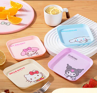 Piring Kecil Plastik Sanrio ORI / Pirimg Hello Kitty / Lepek Melody Cinnamoroll / Pirimg Lucu Import