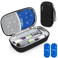 GLP-1 Travel Case for Zepbound & Mounjaro Injector Pens (Black）