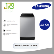 SAMSUNG TOP LOAD WASHER SAMSUNG 12KG INVERTER GREY รุ่น WA12CG5441BYST