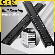 Drawer Slide (PER PAIR) Soft Close Drawer Guide Keyboard Drawer Slide For Desk Drawer Rail