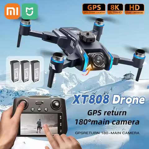 xiaomi mijia XT808 Drone Screen Display 8K professional HD dual camera 5G Optical Flow GPS Brushless