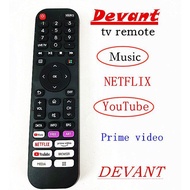 New devant 50UHD201 remote control Use Original For DEVANT LCD LED TV Player Television Remote Control prime video About YouTube NETFLIX universal tv remote with music devant smart tv remote control