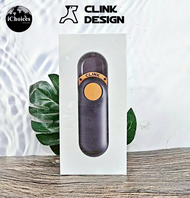 [Clink Design] Clicker Dog Trainer & Dog Treat Pouch Alternative Black - Durable Light 67 g อุปกรณ์ฝ
