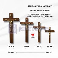 BRASS METAL CORPUS HANGING CROSS