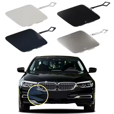Front Bumper Tow Hook Cap Towing Eye Cover For BMW 5 G30 G31 518 520 535 540 2017 2018 2019 2020 511