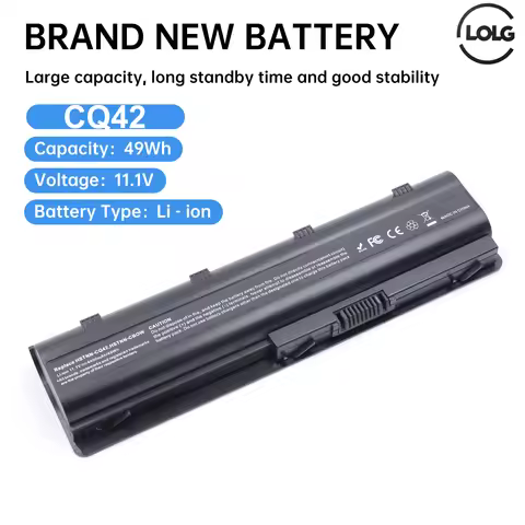 LOLG CQ42 MU06 Laptop Battery for HP Pavilion G7 G6 DM4 DV7-6000 DV6-3000 CQ43 CQ56 CQ57 CQ62 HP 200
