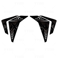 ยอดนิยม!♫แผ่นด้านร่างกายรถจักรยานยนต์สำหรับ NX400 NX 500 Nx400 NX500สติกเกอร์ป้องกันแฟริ่งกันน้ำกันร